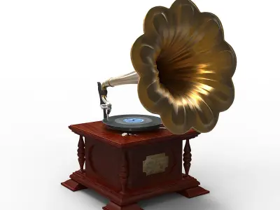 Gramophone 3D model