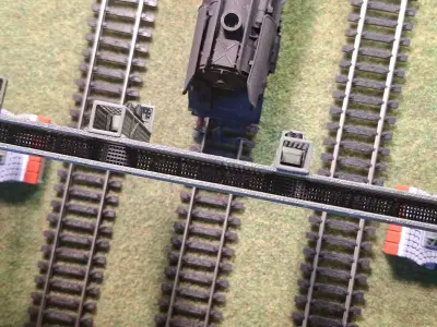 Deutsche Bahn Triple Signal Bridge Mod2 1-87 FDM color 3D print model