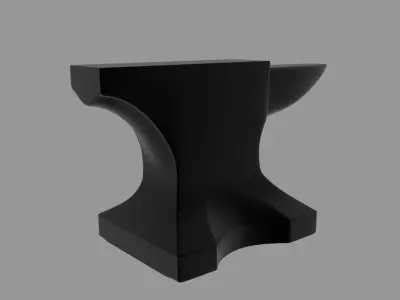 Anvil Low-poly 3D model
