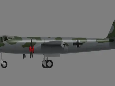 Heinkel HE 343 3D model