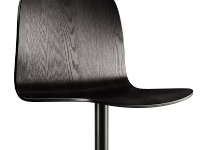 Muuto Visu Wide Chair Swivel Base 3D model