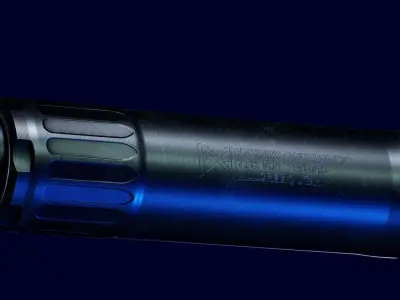 HUX Ventum 762 Suppressor Low-poly 3D model