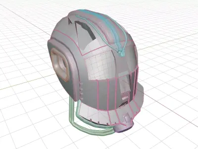 hard surface mask   Low-poly 3D model