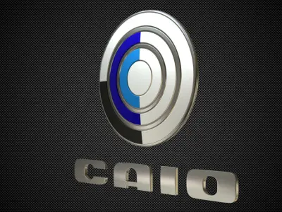 caio logo 3D model