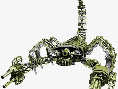 Robot Scorpion 3D model purchase