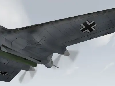 Messerschmitt Me-329 3D model