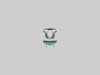 Electric Jet Ski Mode 1 Low-poly 3D model