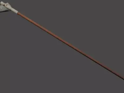Giao thoi ky Dong Son spear Low-poly 3D model
