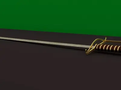 sword 3D model 37