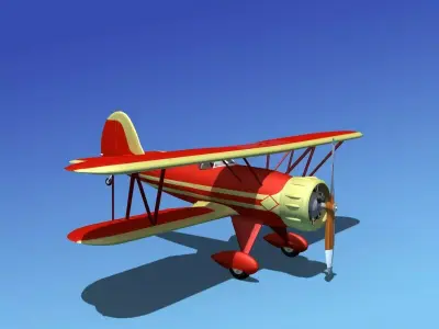 Waco YMF-5 V11 3D model