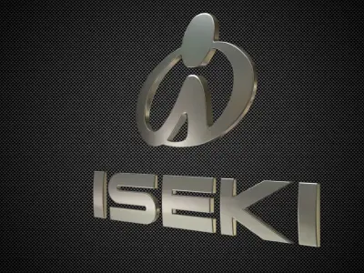 iseki logo 3D model