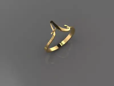 Women Ring 3D print model
