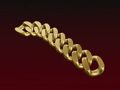 Cuban Chain Ring 3D print model