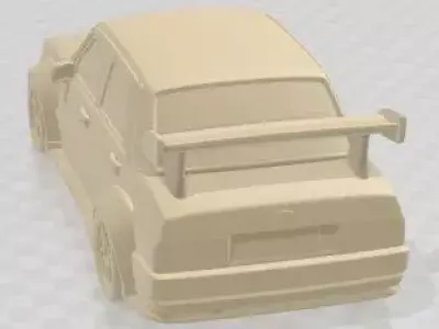 Renault 7 1982 Tuning Printable Car 3D print model
