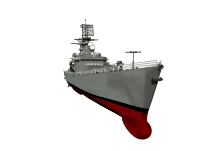 USS California CGN 36 3D print model