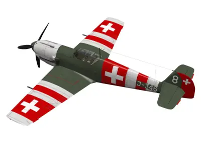 Messerschmitt Bf 109 E3 3D model