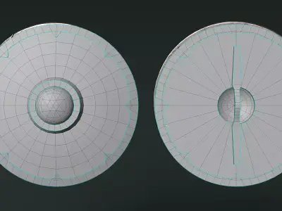 Medieval Shield Pack Lowpoly 4K 2K 1K Free 3D model