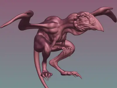Zu birdi 3D model