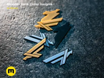 Atreides Rank Collar Insignia Free 3D print model