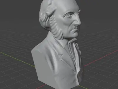 John James Audubon 3D print model