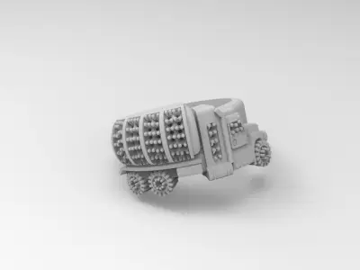 anillo camion  3D print model