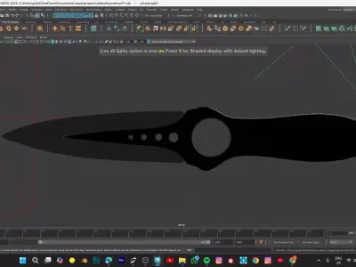 pocket knife  Low-poly 3D model