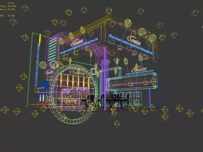 Exhibition - Area - 6X6-3DMAX2009-04 3D model