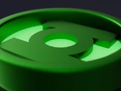 GREEN LANTERN RING 3D model
