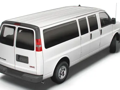 GMC Savana Extended WB 2022 3D model