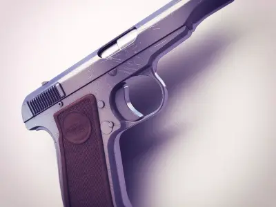 Remington Model 51 Hi-Res 3D model