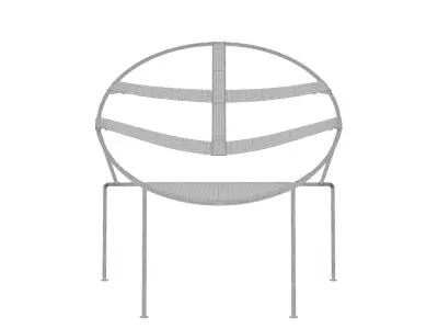 FDC1 Armchair by Flavio de Carvalho 3D model