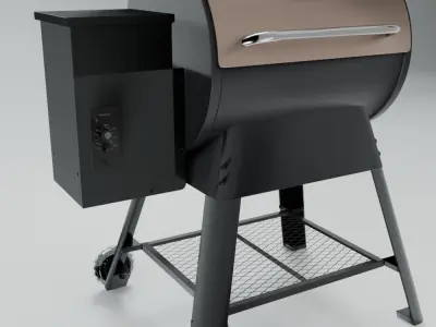 bbq grill 3D model purchase
