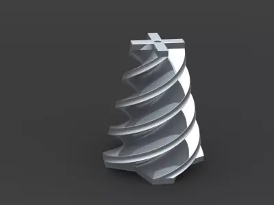 Meat Grinders Screw Free 3D model