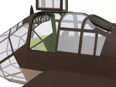 Focke-Wulf F 19 Ente Low-poly 3D model purchase