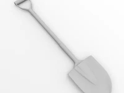 Shovel 3D model 7