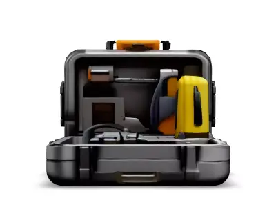 SciFi Toolkit 3D Model Low-poly 3D model