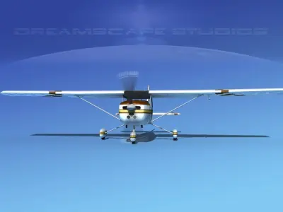 Cessna C152 Aerobat V09 3D model