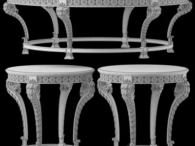 roberto giovannini coffee table art 1402 3D model
