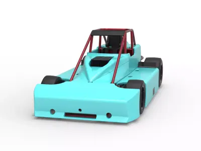 Experimental Pavement Silver Crown Car Version 3 Scale 1 to 25 3D print model