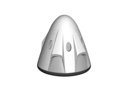 spacex dragon capsule 3D model buy