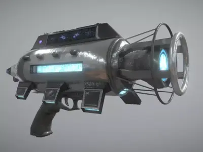 Tardigrade Radio Gun 3D model