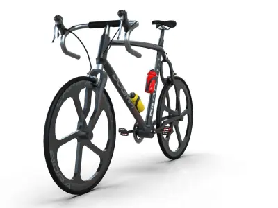 Bicycle Print Model cyclocross bike Low-poly 3D model