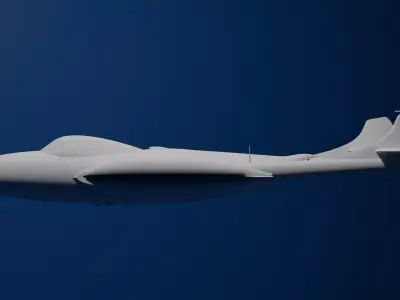 De Havilland Sea Venom FAW 20  3D print model