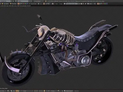 Hellish Bike 3D model