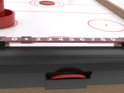 Mini Air Hockey Table 3D model