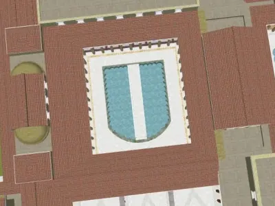 roman palace Free 3D model