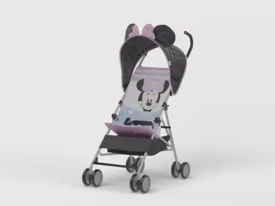 Baby stroller 3D model 3D model purchase