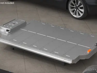 Tesla Model X Battery Pack Module 3D model