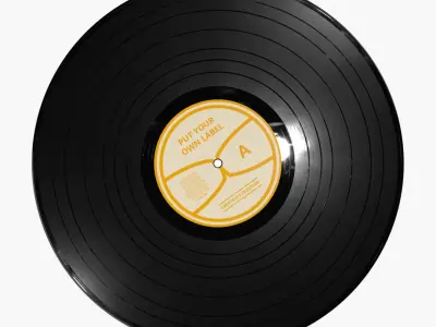 Vinyl Disc 3D model