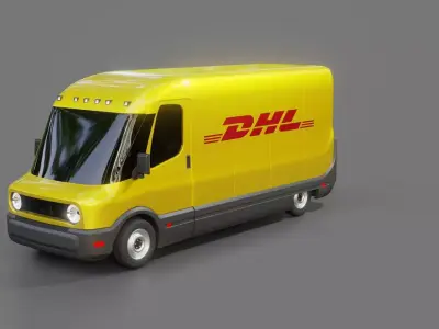 DHL Rivian EDV 3D model
